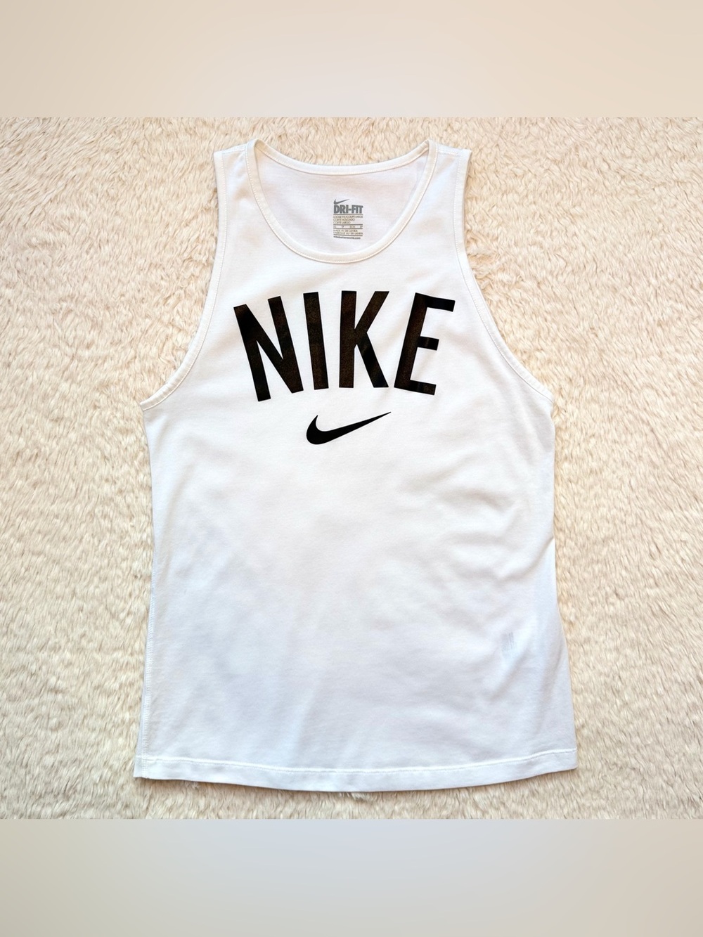 Classic Nike Dri-FIT Graphic Logo Tank Top Workout Gym Fitness Swoosh Women’s XS